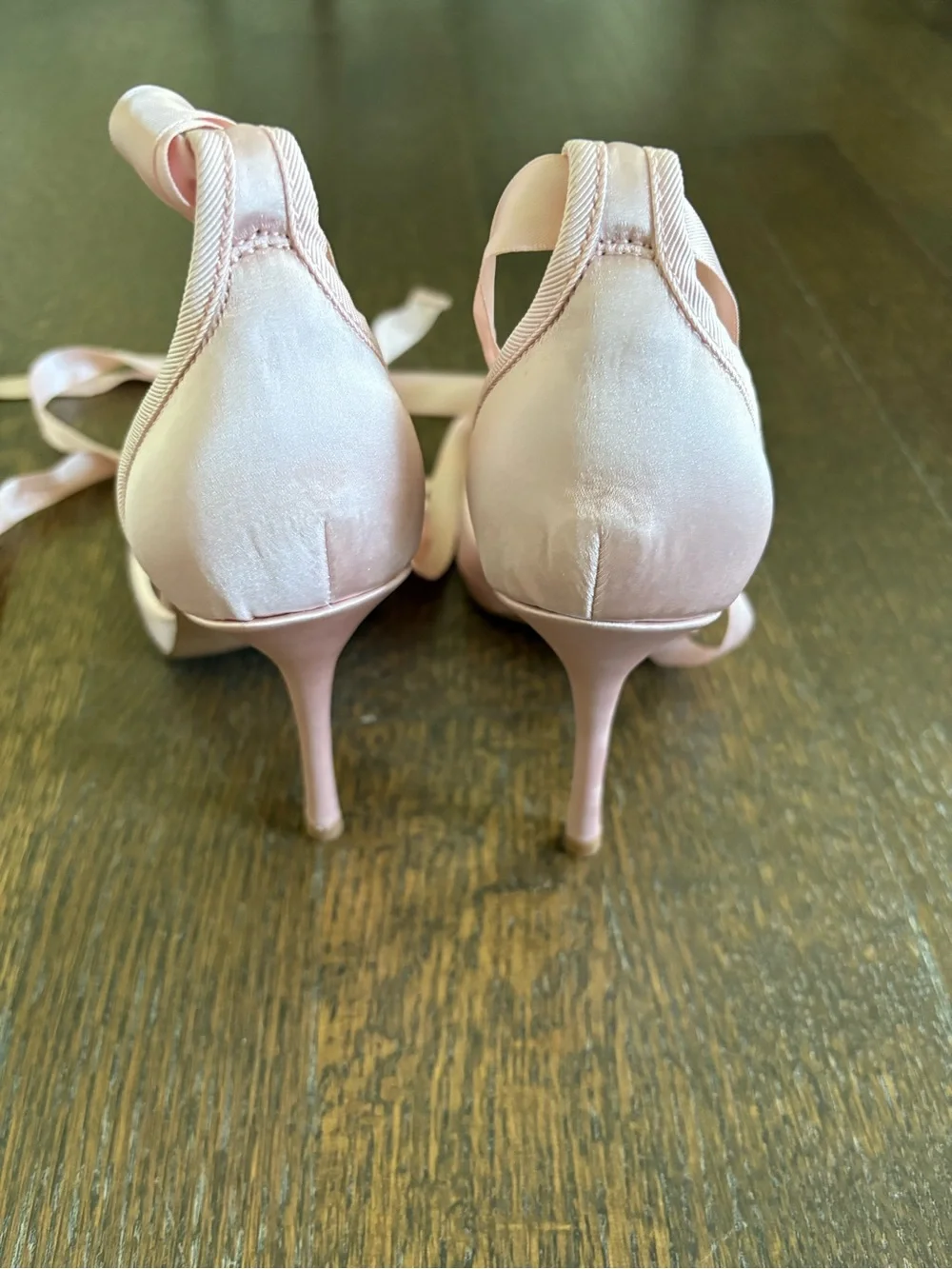 Steve Madden Women’s Ballet Tie-Up Pumps in Blush Pink - Picture 2 of 8